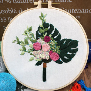 Flowers and tree-embroidery ktclubs.com