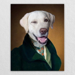 Gentleman Dog Portrait Animal Portrait Painting ktclubs.com