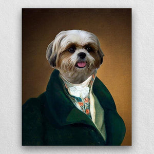 Gentleman Dog Portrait Animal Portrait Painting ktclubs.com