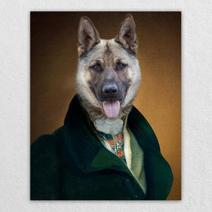 Gentleman Dog Portrait Animal Portrait Painting ktclubs.com