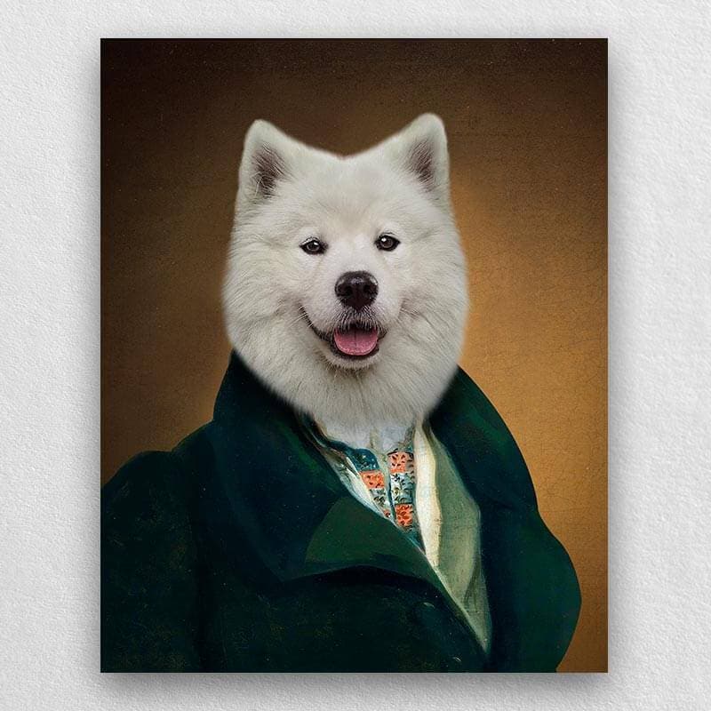 Gentleman Dog Portrait Animal Portrait Painting ktclubs.com