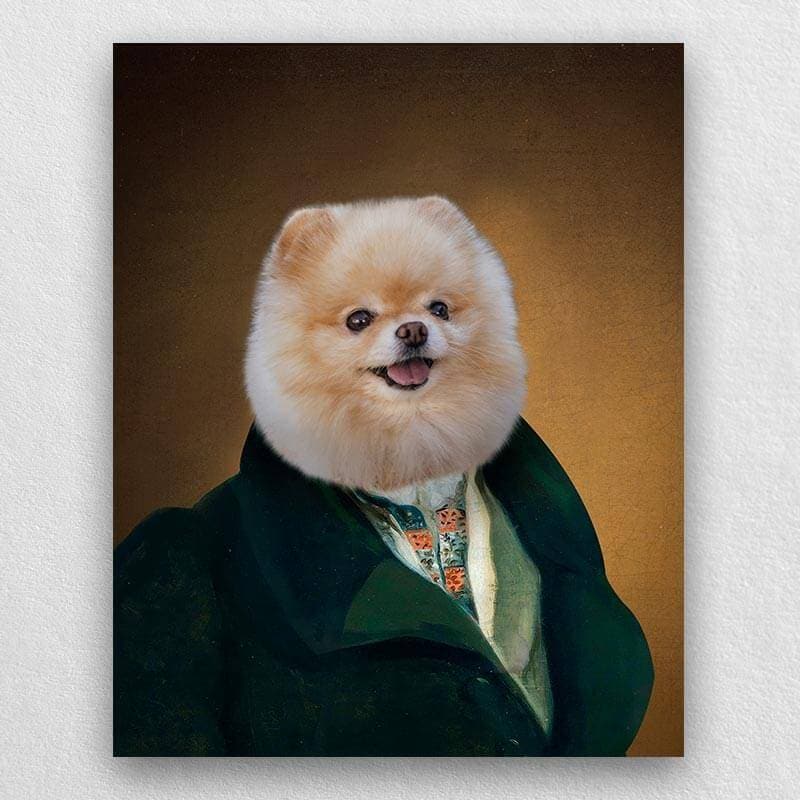 Gentleman Dog Portrait Animal Portrait Painting ktclubs.com