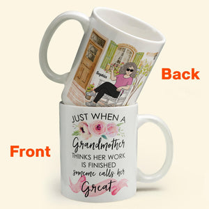 Great Grandparent - Personalized Mug - Pregnancy, Baby Announcement Gift For Great - Grandma, Grandma , Great Grandpa, Grandpa  - Baby Reveal To Family