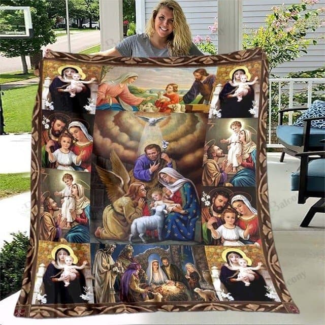 HOLY FAMILY THROW BLANKET ktclubs.com