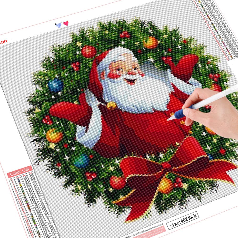 HUACAN DIY 5d Diamond Painting Santa Claus Full Square/Round Drill Diamond ktclubs.com