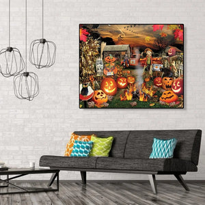 Halloween-Paint By Numbers 50*40cm ktclubs.com