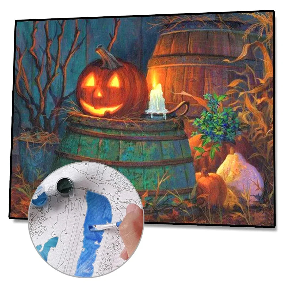 Halloween-Paint By Numbers 50*40cm ktclubs.com