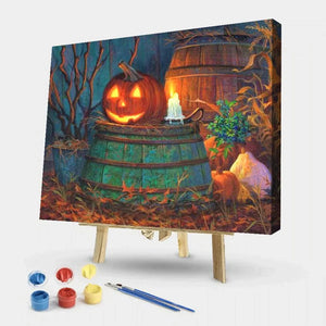 Halloween-Paint By Numbers 50*40cm ktclubs.com