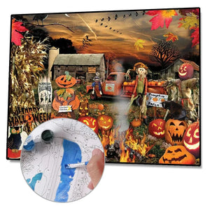 Halloween-Paint By Numbers 50*40cm ktclubs.com