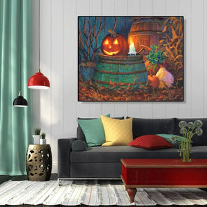 Halloween-Paint By Numbers 50*40cm ktclubs.com