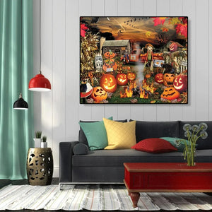 Halloween-Paint By Numbers 50*40cm ktclubs.com