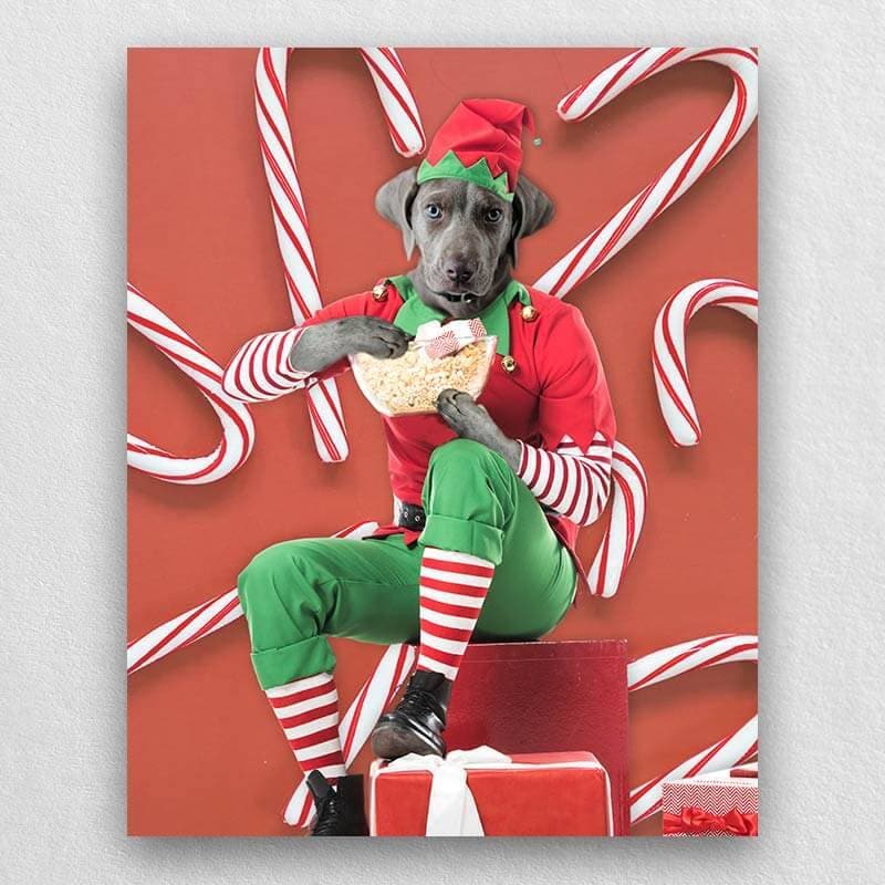 Holiday Pet Portraits Funny Pet Canvas ktclubs.com