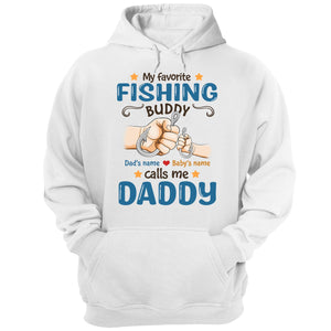 My Favorite Fishing Buddy Calls Me Daddy Shirt-Macorner