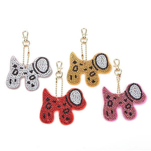 Horse 4pcs Full Drill Special Shaped Diamond  Keychain ktclubs.com