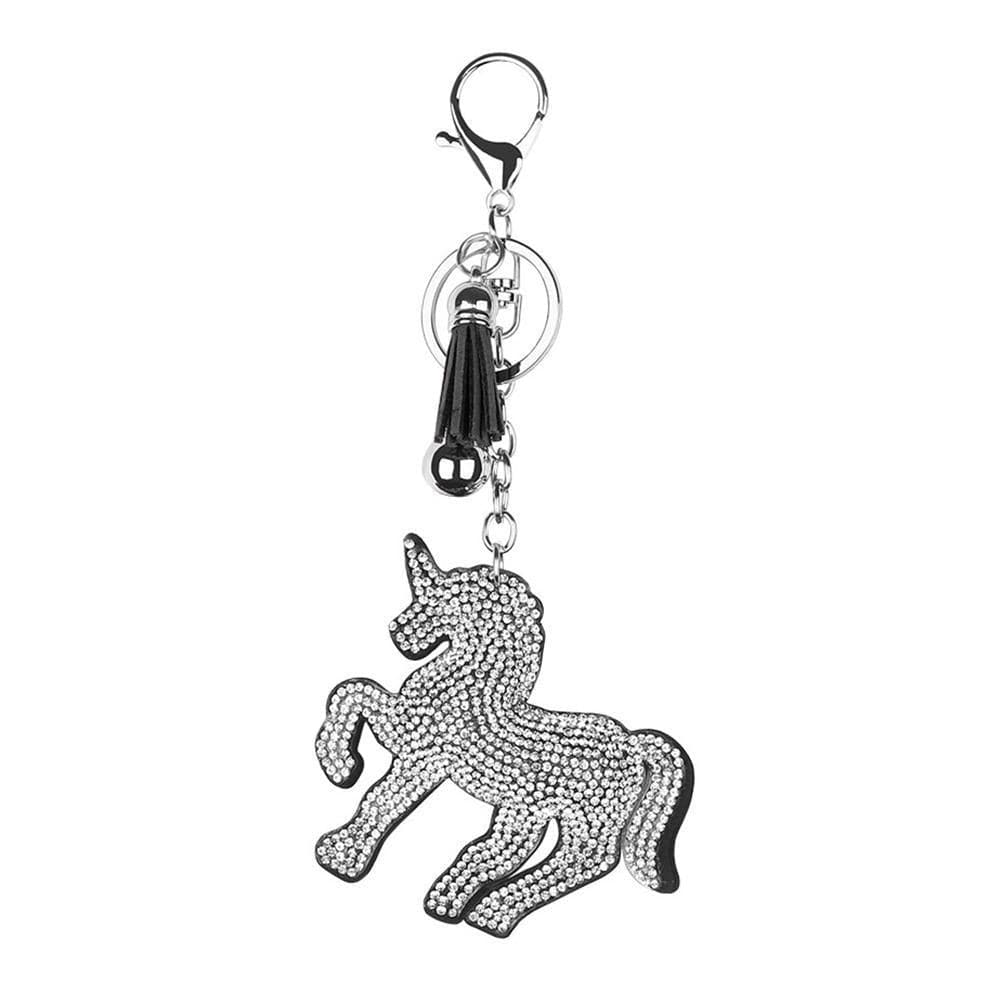 Horse Full Drill Special Shaped Diamond  Keychain ktclubs.com