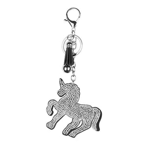 Horse Full Drill Special Shaped Diamond  Keychain ktclubs.com