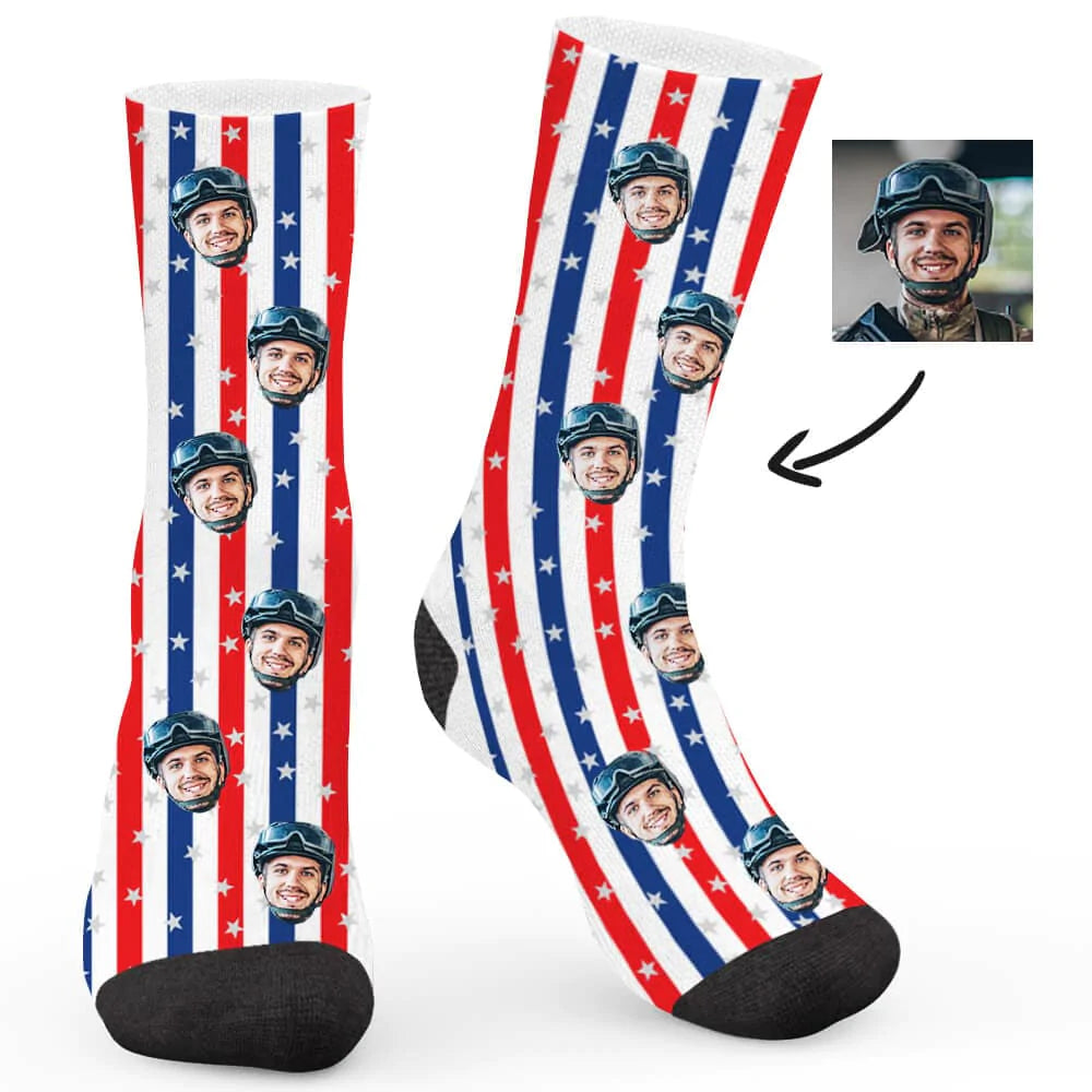 I Love My Country Custom Socks ktclubs.com