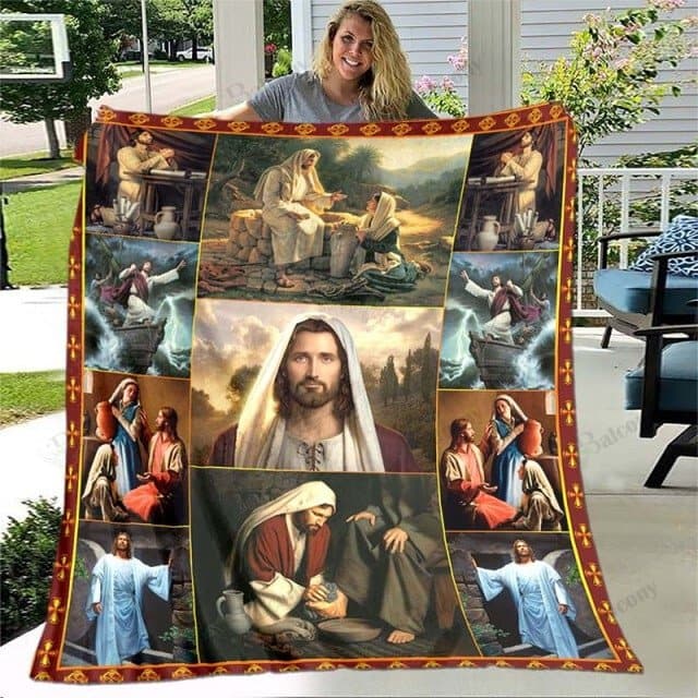 JESUS LIFE THROW BLANKET ktclubs.com