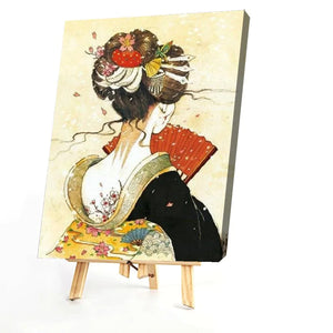 Japanese Beauty-Paint By Numbers 40*50cm ktclubs.com