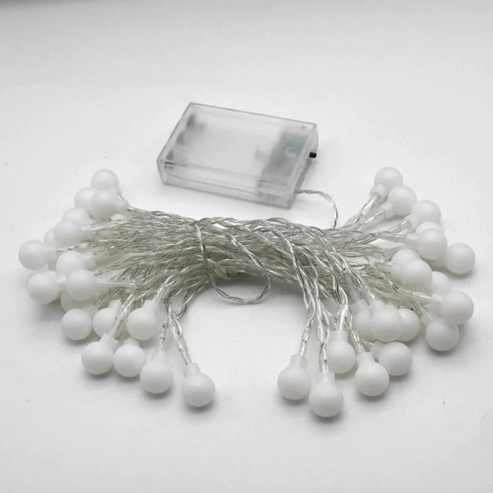 LED Battery Box Round Ball String Light Christmas Party Decorative Lamp ktclubs.com