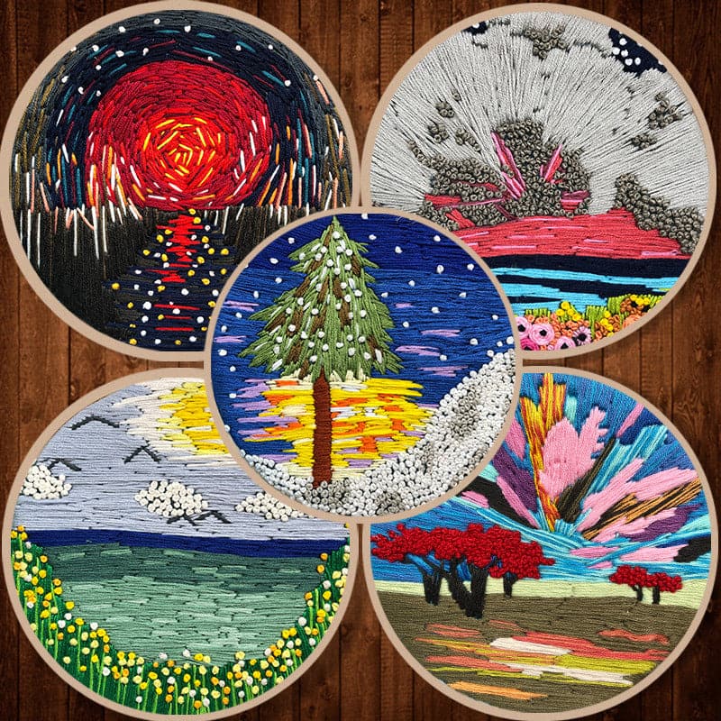 Landscape - Embroidery ktclubs.com