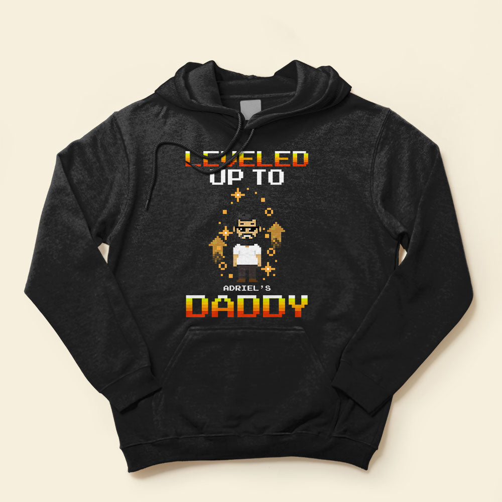 Leveled-Up-To-Daddy-Personalized-Shirt-Father-s-Day-Gift-For-Father