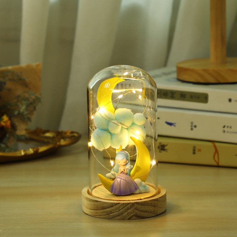 "Little girl in a glass enclosure"-Ornaments, gifts ktclubs.com