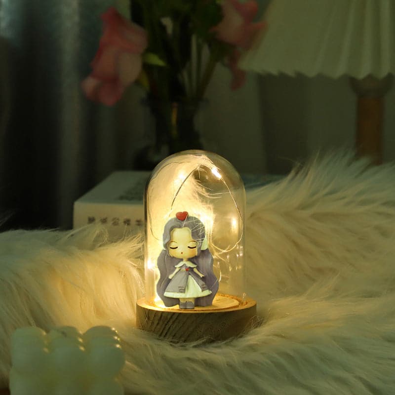 "Little girl in a glass enclosure"-Ornaments, gifts ktclubs.com