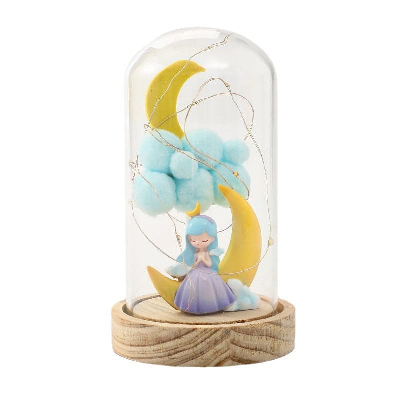 "Little girl in a glass enclosure"-Ornaments, gifts ktclubs.com