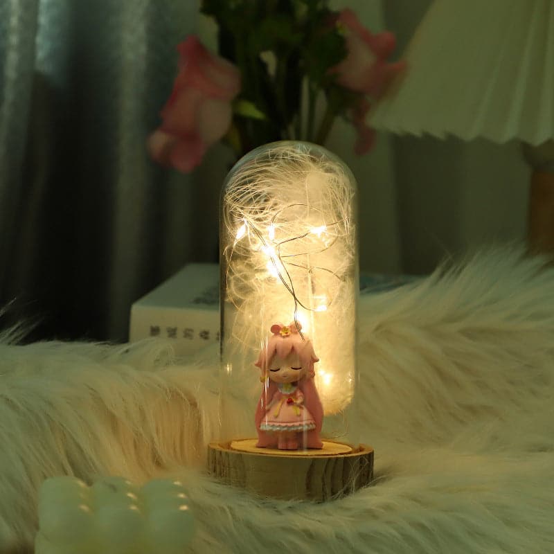 "Little girl in a glass enclosure"-Ornaments, gifts ktclubs.com