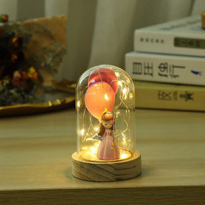 "Little girl in a glass enclosure"-Ornaments, gifts ktclubs.com