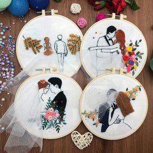 "Love Wedding" - Embroidery ktclubs.com