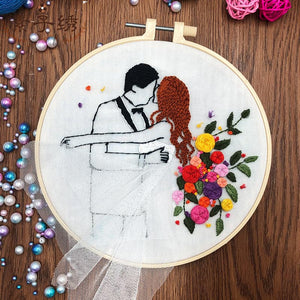 "Love Wedding" - Embroidery ktclubs.com