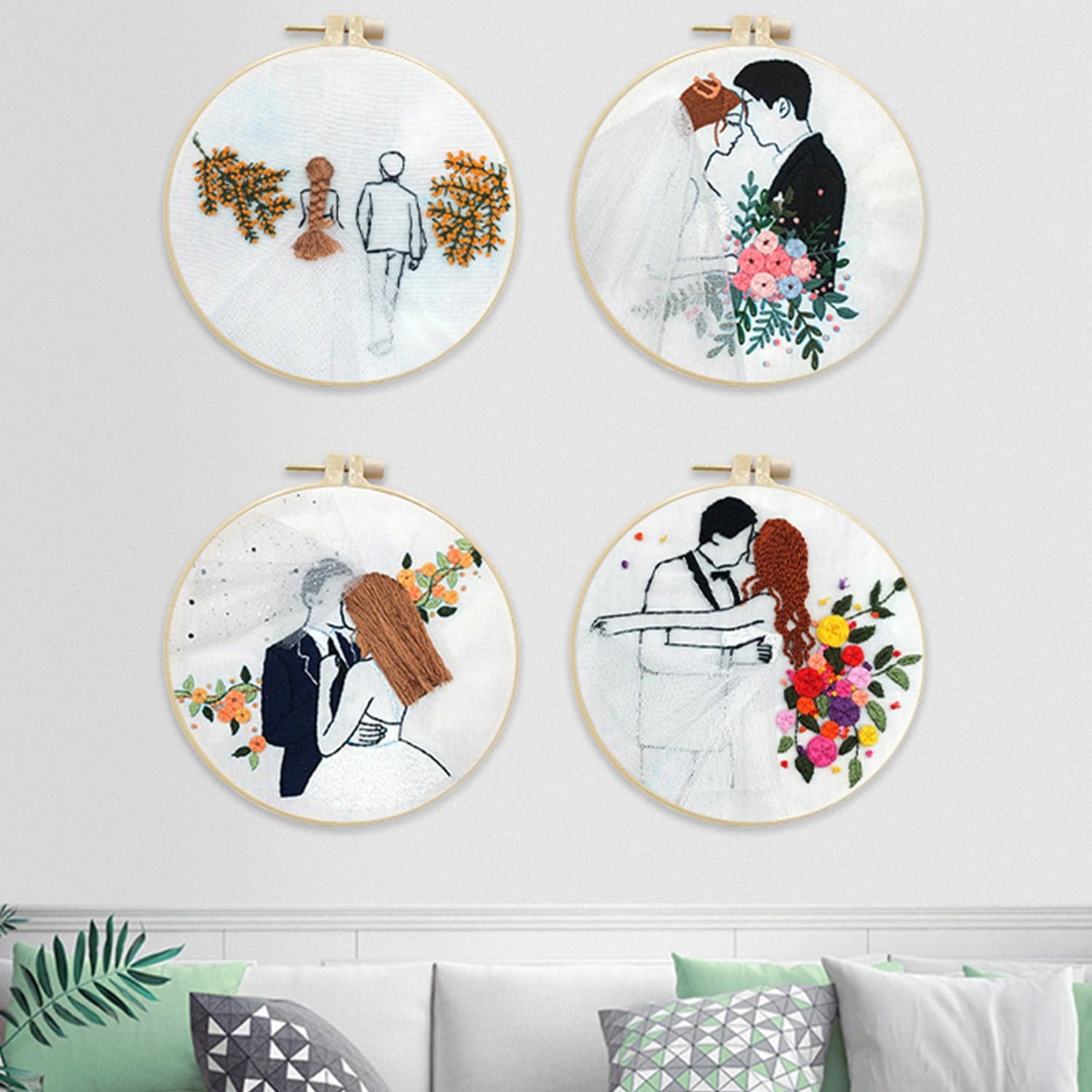 "Love Wedding" - Embroidery ktclubs.com