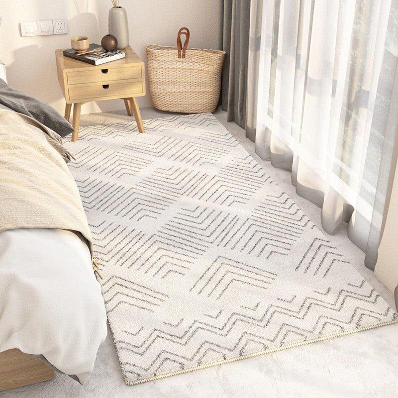 Entryway Modern Runner Rugs, Contemporary Modern Rugs for Living Room, Modern Runner Rugs for Hallway, Thick Modern Rugs Next to Bed