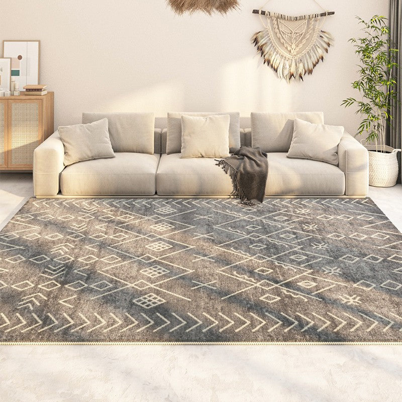 Morocco Contemporary Rug Ideas for Living Room, Hallway Modern Runner Rugs, Modern Runner Rugs Next to Bed, Large Modern Rugs for Dining Room