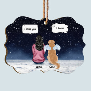 Memorial Pet - Personalized Alumium/wooden Ornament - Christmas, Memorial, Loving Gift For Pet Loss Owners, Dog Mom, Dog Dad, Cat Mom, Cat Lover, Dog Lover