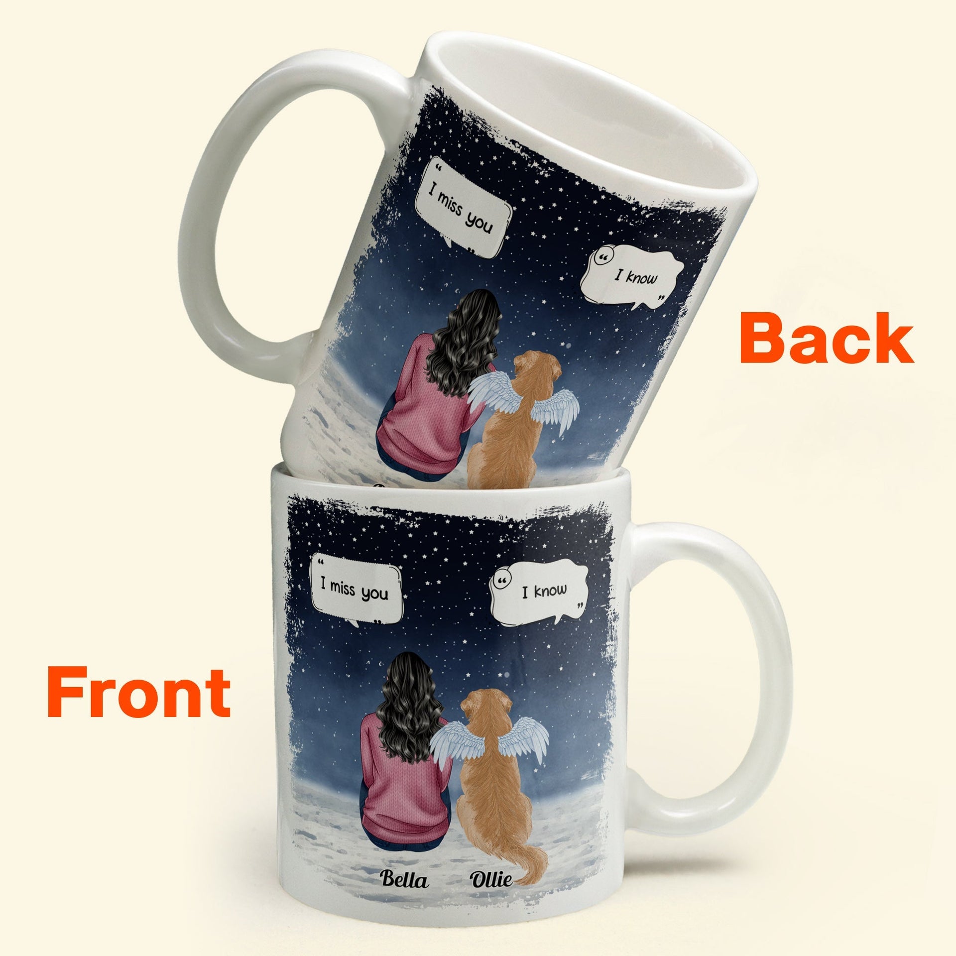 Memorial Pet - Personalized Mug - Christmas, Memorial, Loving Gift For For Pet Loss Owners, Dog Mom, Dog Dad, Cat Mom, Cat Lover, Dog Lover