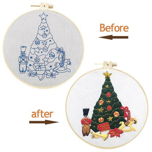 “Merry Christmas”-Embroidery ktclubs.com