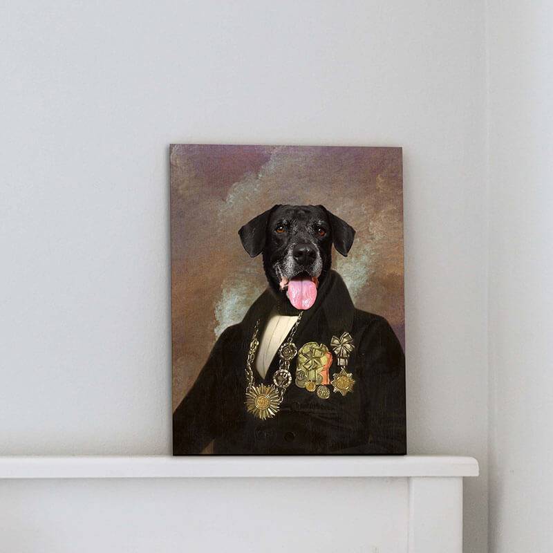 Military Portrait Pet Painting Custom Pet Portrait Art ktclubs.com