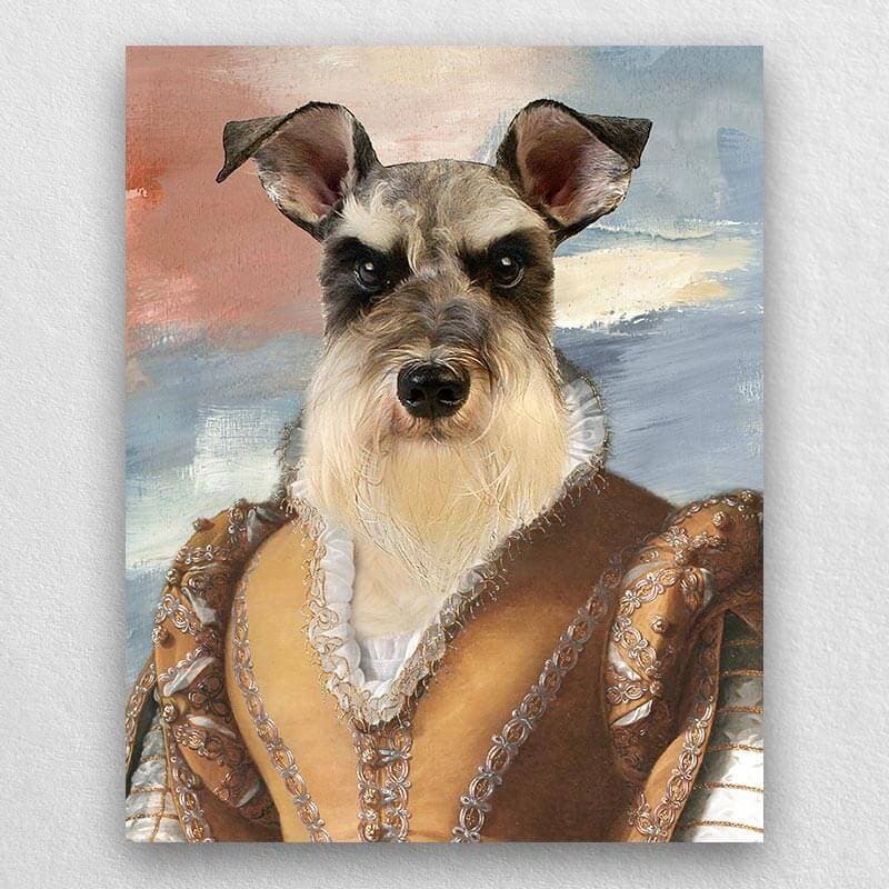 Noblewoman Pet Portrait Renaissance Dog Royal Portraits ktclubs.com