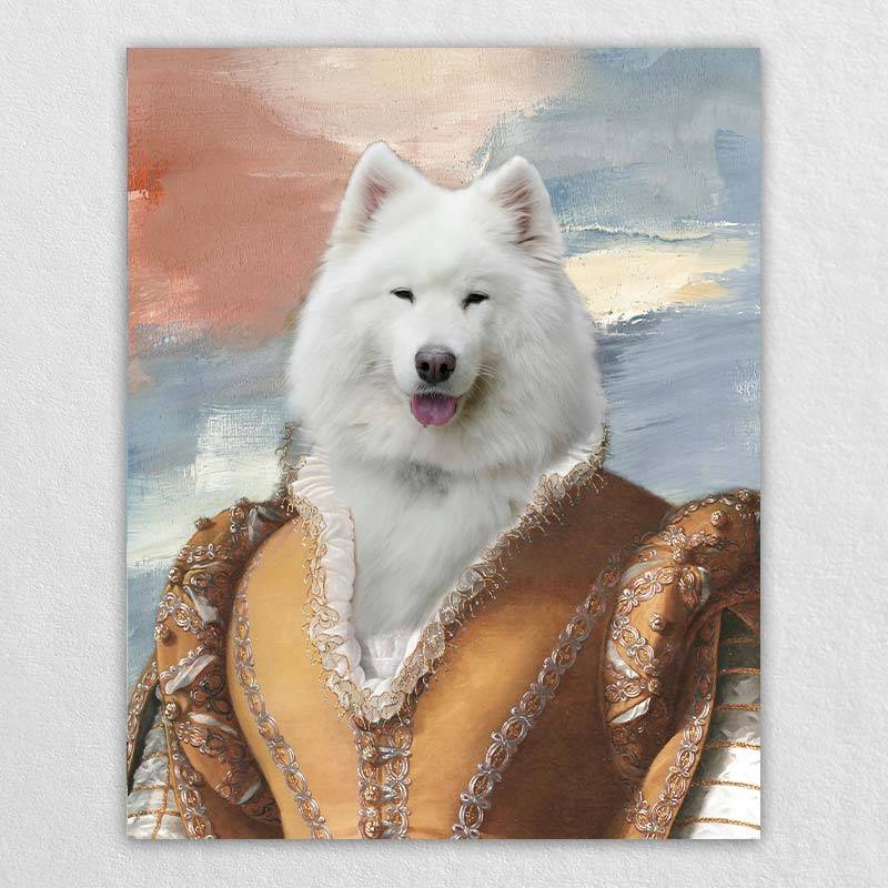 Noblewoman Pet Portrait Renaissance Dog Royal Portraits ktclubs.com