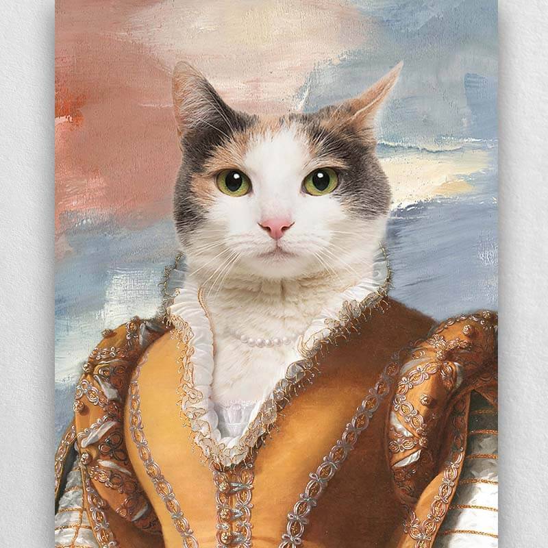 Noblewoman Pet Portrait Renaissance Dog Royal Portraits ktclubs.com