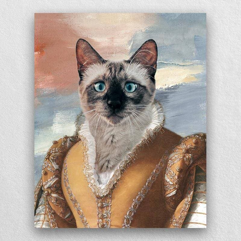 Noblewoman Pet Portrait Renaissance Dog Royal Portraits ktclubs.com