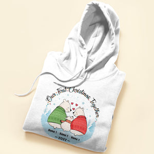 Our First Christmas Together - Personalized Shirt - Christmas Gift For Parents