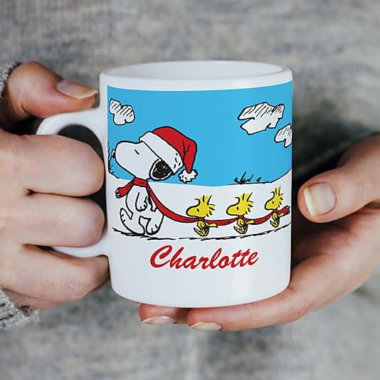 PEANUTS® Winter Fun Snoopy™ & Woodstock™ Mug ktclubs.com