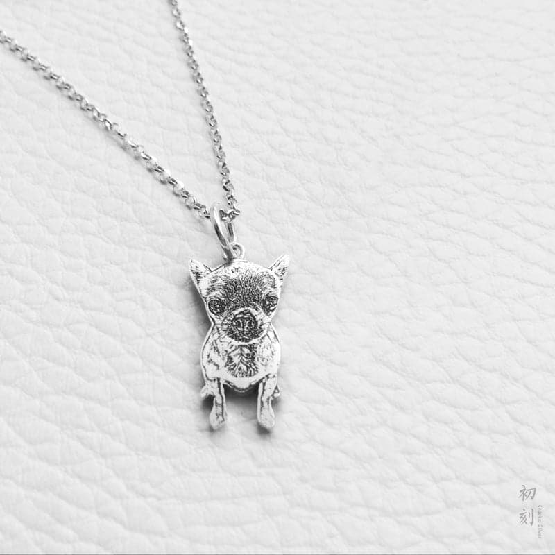 Pet Photo Custom Necklace Cat Dog Photo Custom Ring Bracelet Sterling Silver Memorial Jewelry Bracelet Pendant ktclubs.com