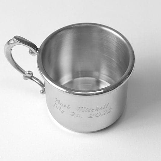 Pewter Keepsake Baby Cup ktclubs.com