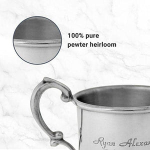 Pewter Keepsake Baby Cup ktclubs.com