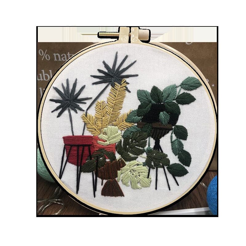 Plants-embroidery ktclubs.com